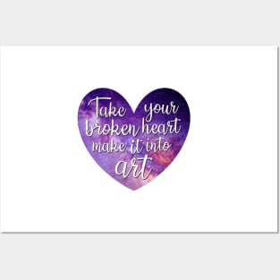 Carrie Fisher - Galaxy Broken Heart Art Posters and Art